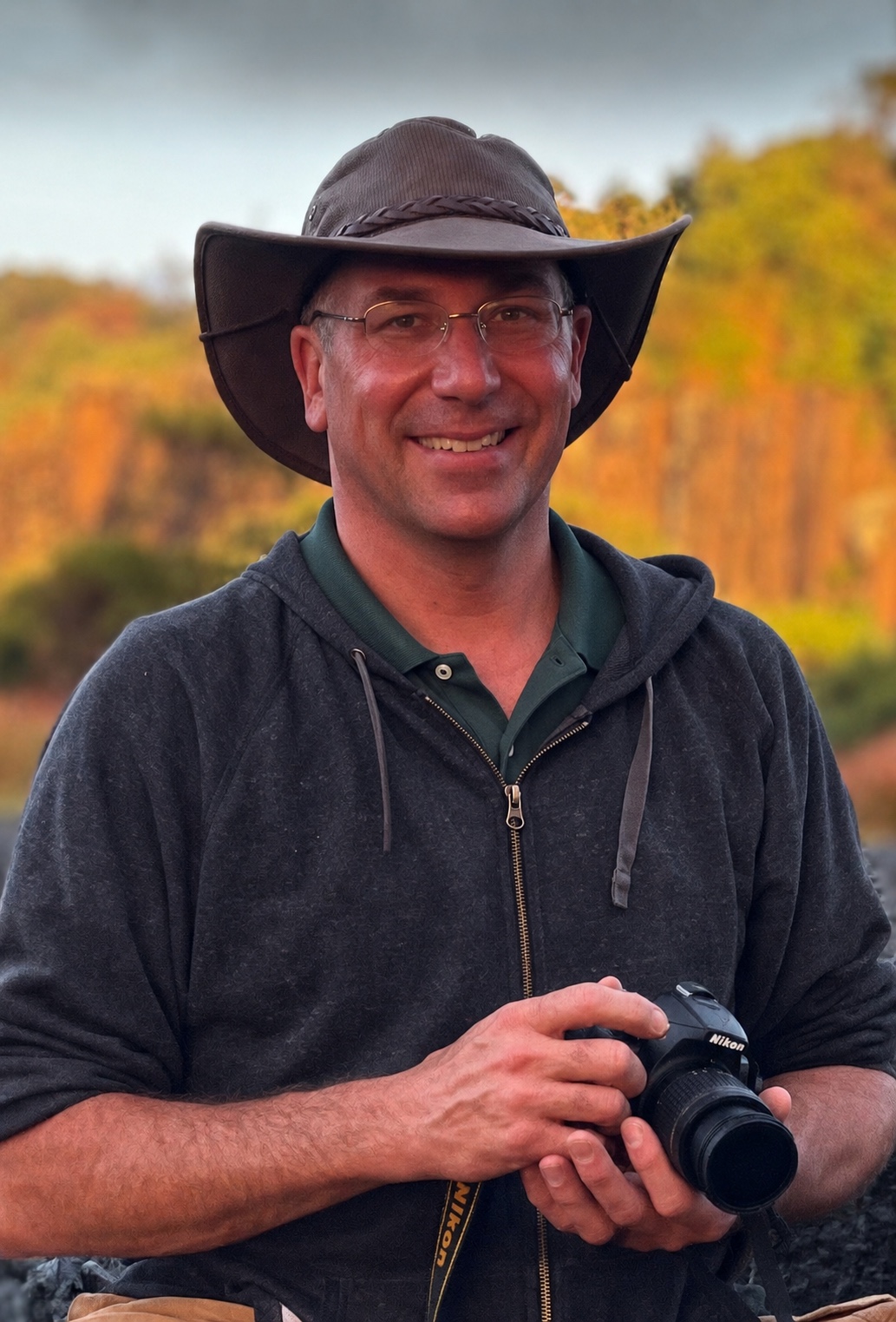 Ryan Houde with his camera